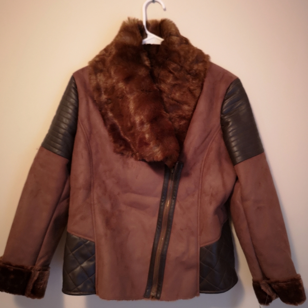 Wilsons Leather Black Rivet Genuine leather jacket